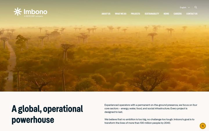 Screenshot van imbono.com