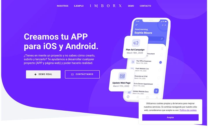 Screenshot of imborx.com