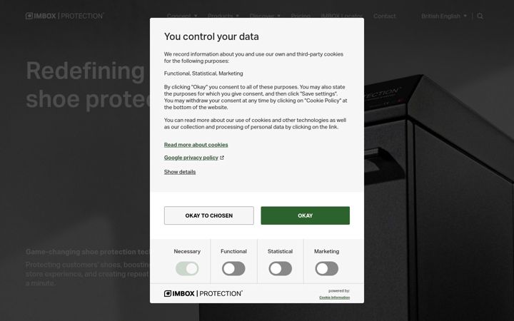 Screenshot of imboxprotection.com