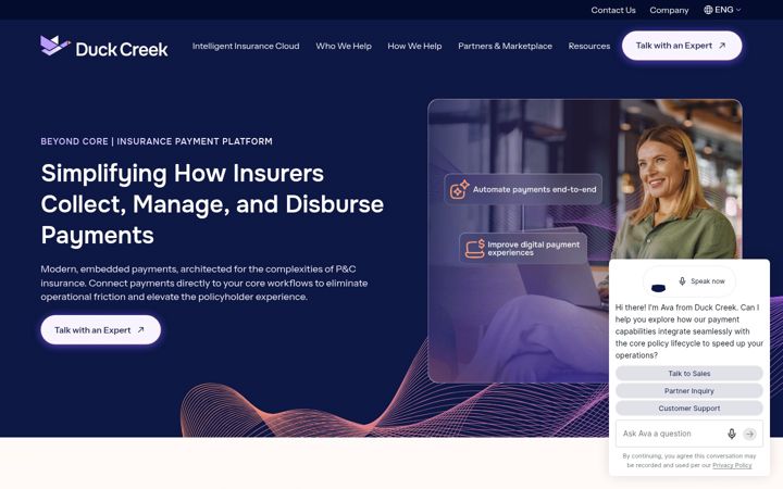 Screenshot of imbursepayments.com