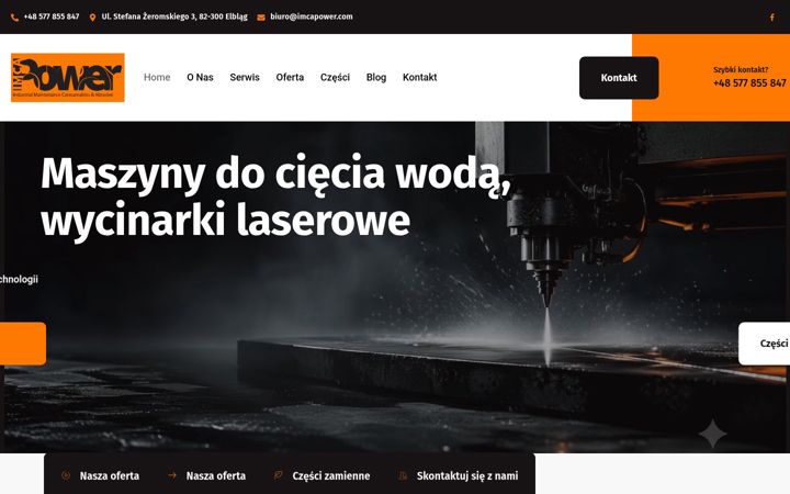 Snímek obrazovky imcapower.com