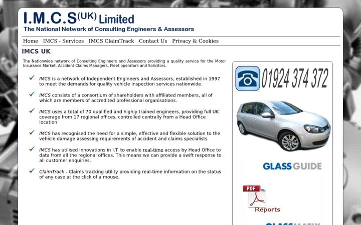 Screenshot of imcsuk.net