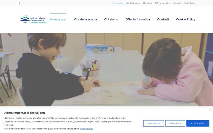 Screenshot of imcverghera.it