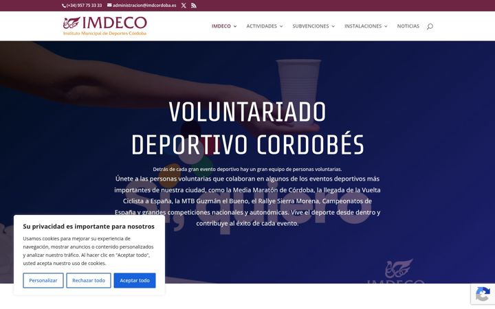 Screenshot of imdcordoba.es