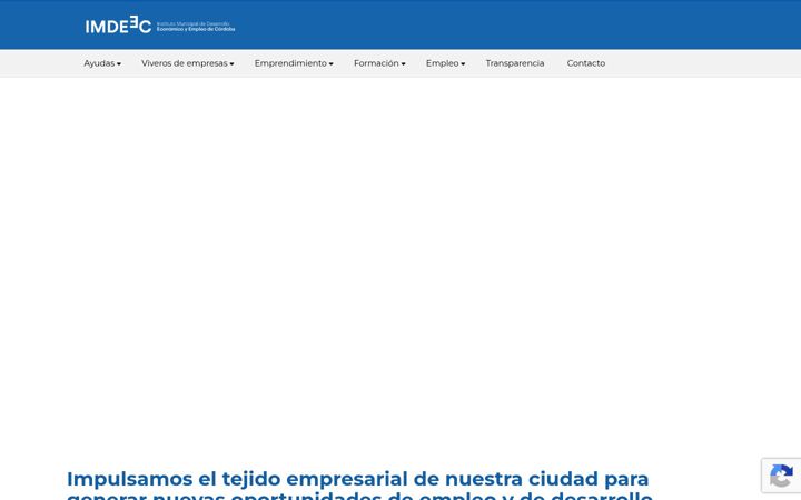 Screenshot of imdeec.es