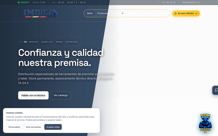 Screenshot of imdica.es