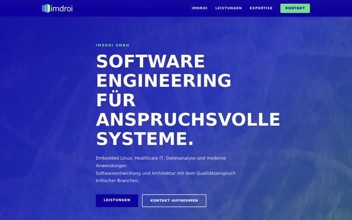 Screenshot of imdroi.de