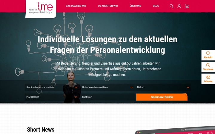 Screenshot of ime-seminare.de