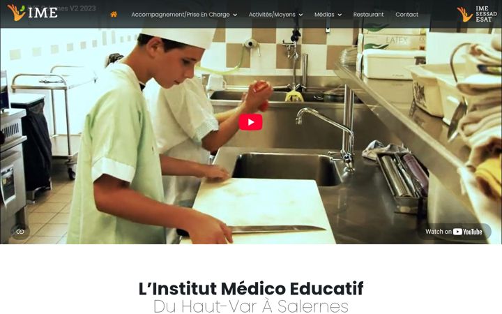 Screenshot of ime-sessad-esat-salernes.com