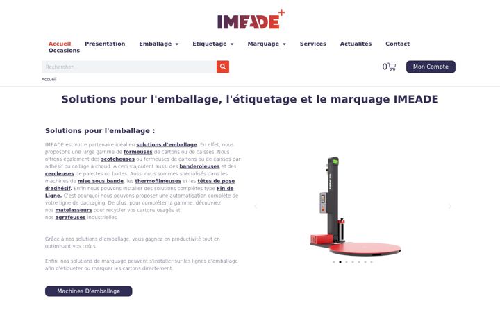 Screenshot of imeade.fr