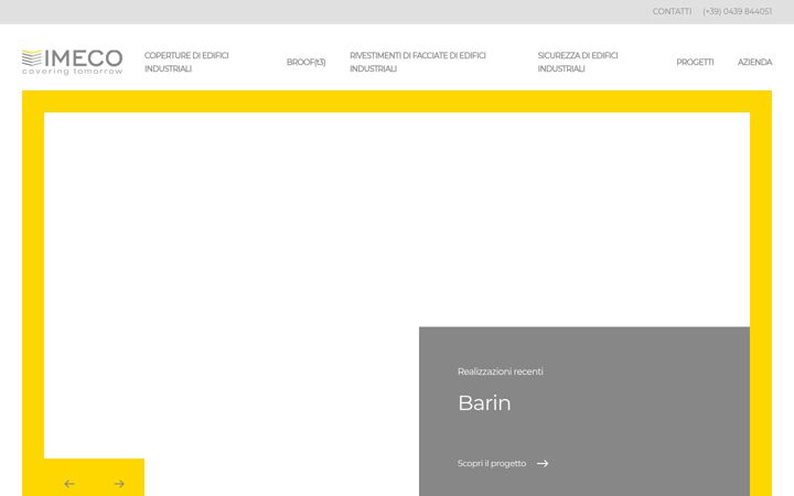 Screenshot of imecosrl.net