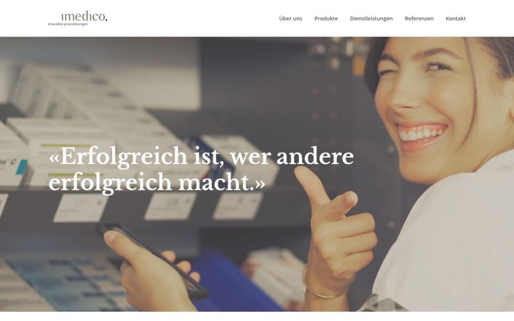 Screenshot of imedico.ch