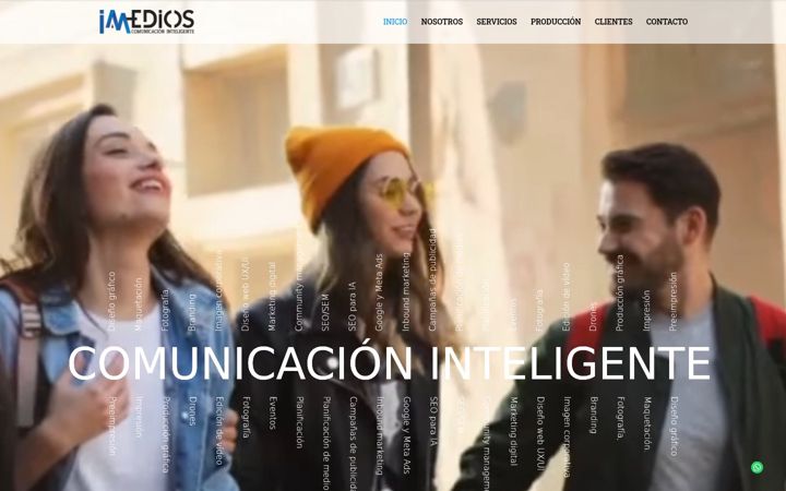 Screenshot of imedios.es