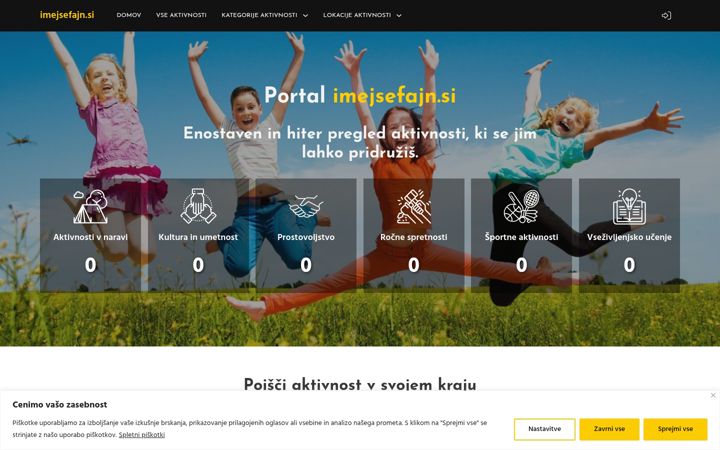 Screenshot von imejsefajn.si