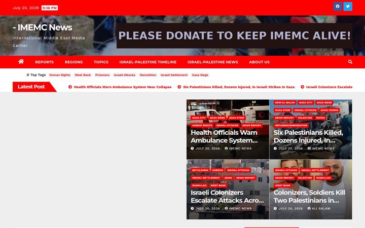 Screenshot of imemc.org