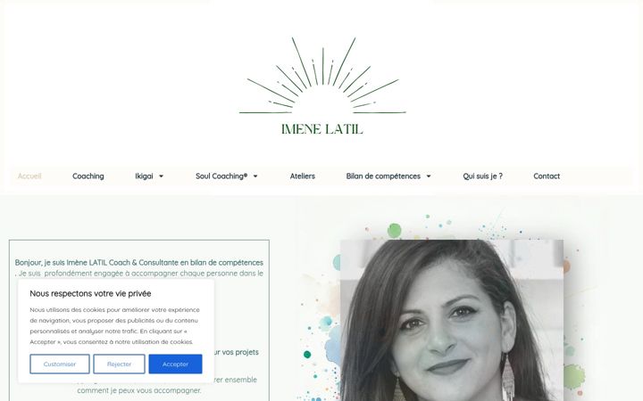 Screenshot of imene-latil-coaching.fr