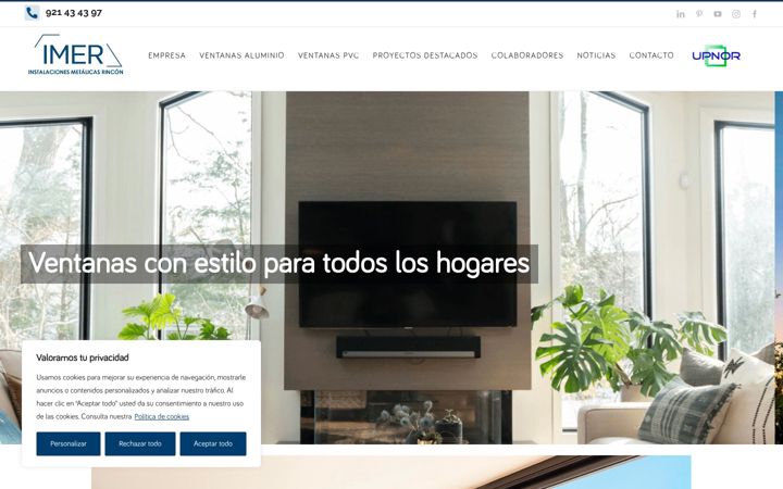 Screenshot of imersl.es