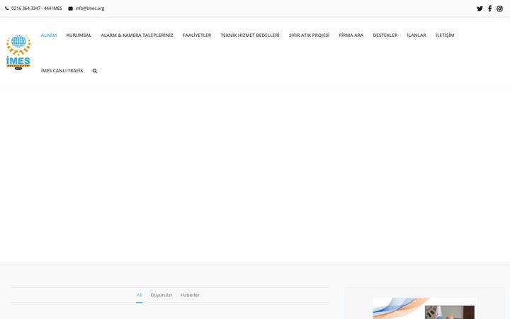 Screenshot of imes.org