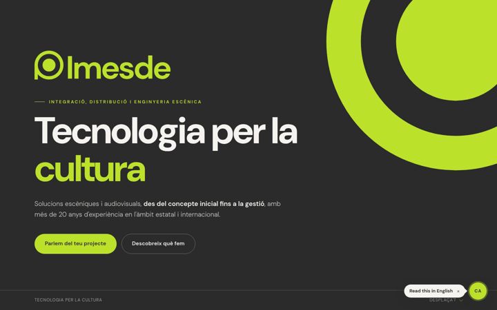 Screenshot of imesde.com