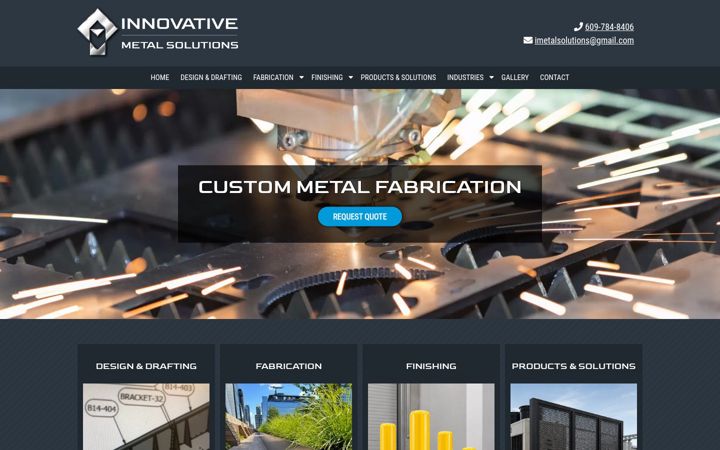 Skærmbillede af imetalsolutions.com