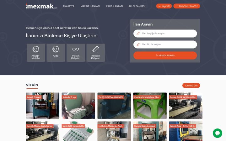 Screenshot of imexmak.com