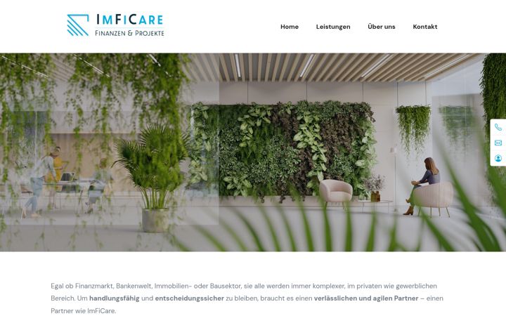Screenshot of imficare.de