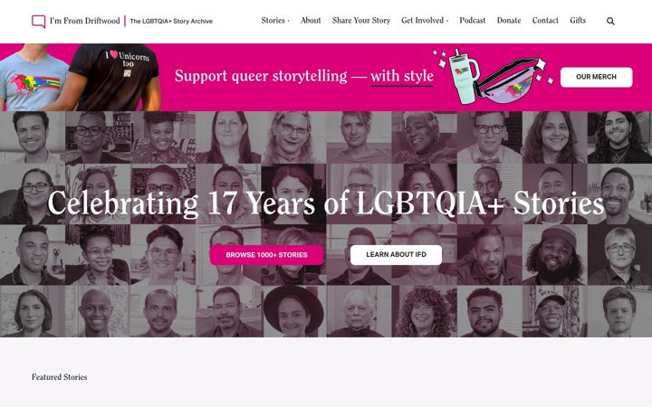 Screenshot of imfromdriftwood.com