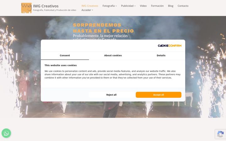 Screenshot of imgcreativos.es