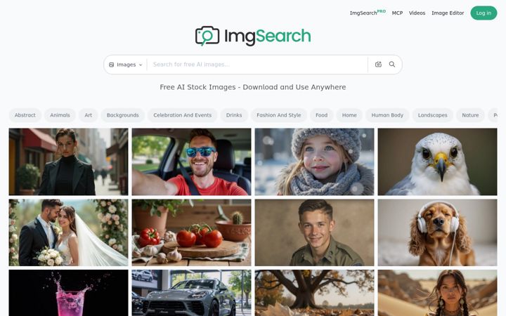 Screenshot of imgsearch.com