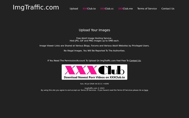 Screenshot of imgtraffic.com