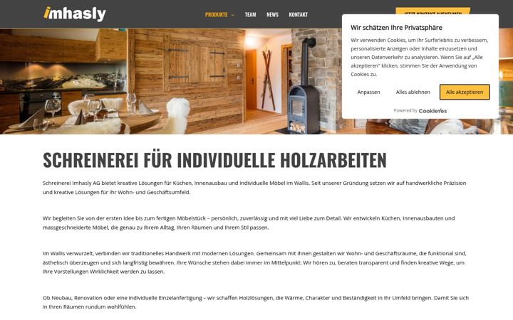 Screenshot of imhaslyag.ch