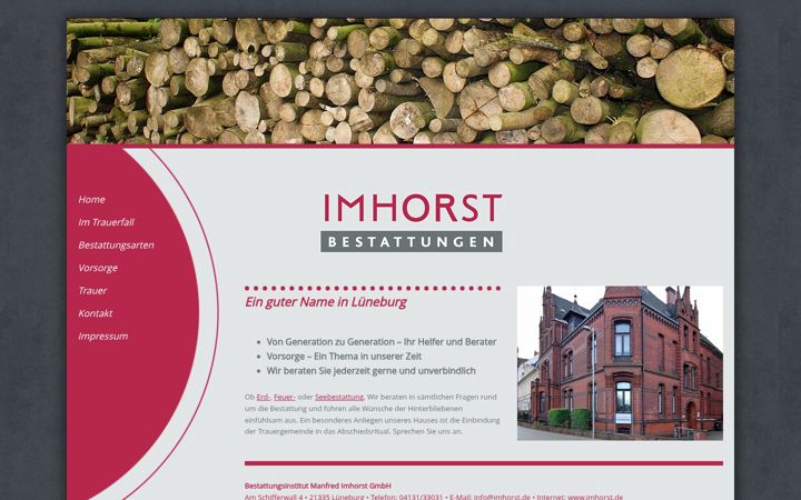 Screenshot of imhorst.de
