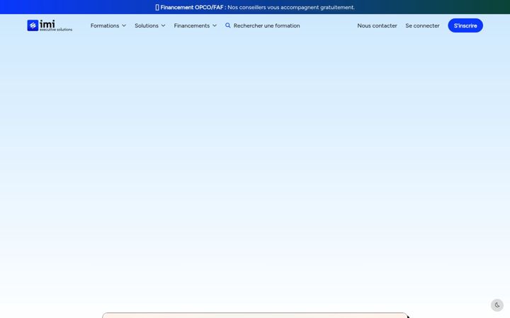 Screenshot of imi-executive-solutions.com