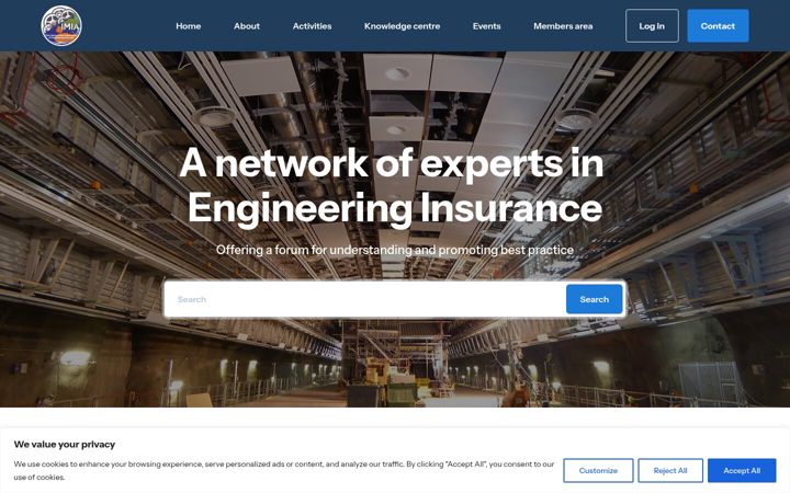 Screenshot of imia.com