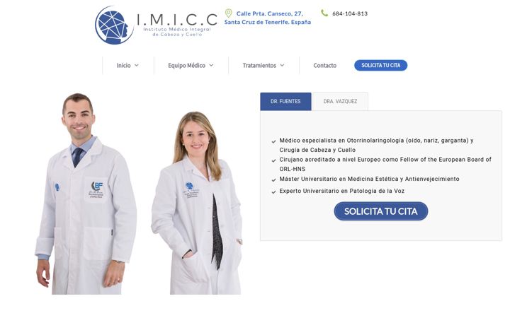 Screenshot of imicc.es