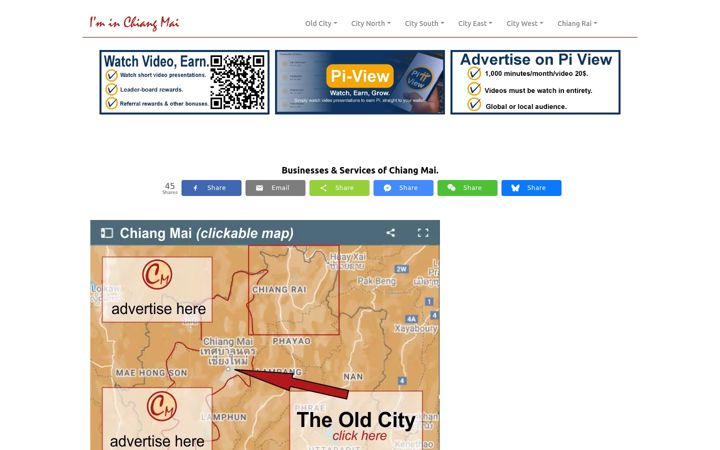 Screenshot of iminchiangmai.com