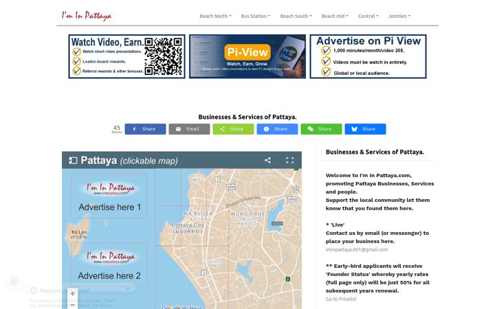 Screenshot of iminpattaya.com