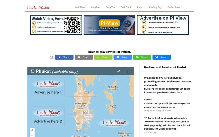 Screenshot of iminphuket.com
