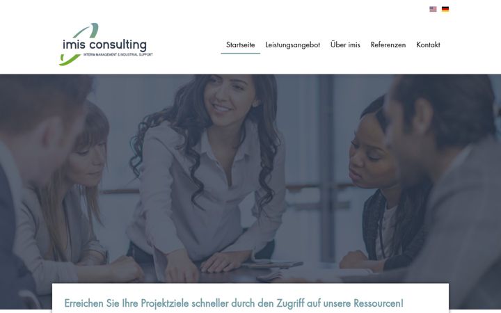Snímek obrazovky imis-consulting.com
