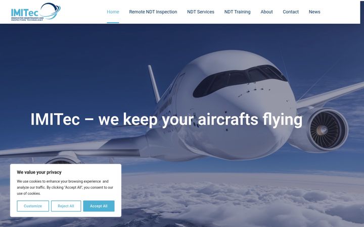 Screenshot of imitec.ch