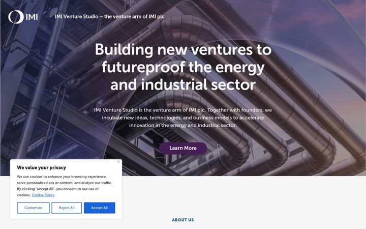 Screenshot of imiventures.com