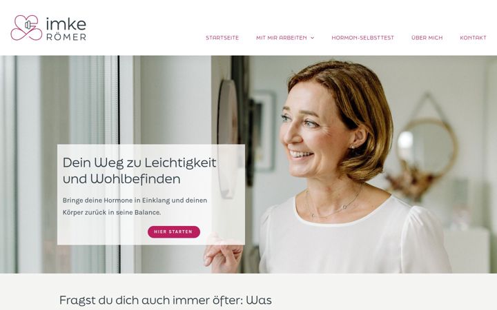 Screenshot of imke-roemer.de
