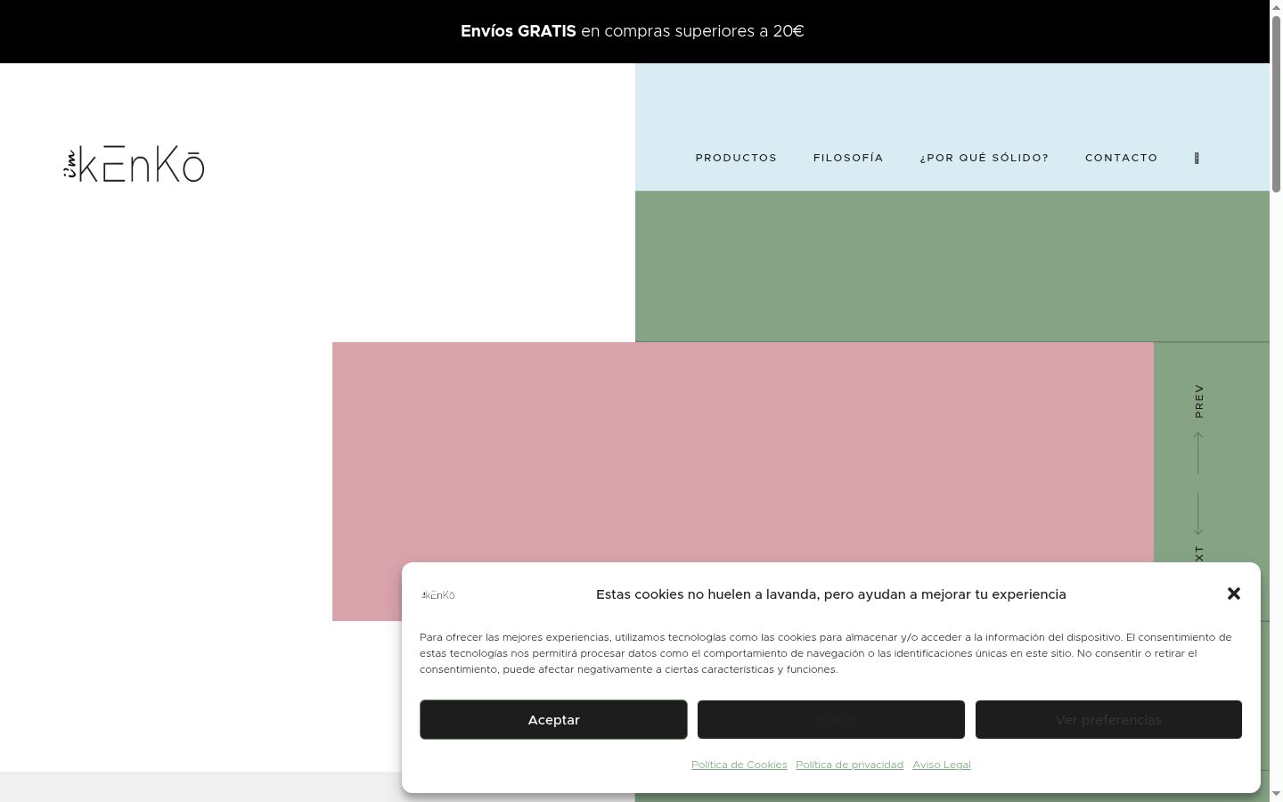 Screenshot van de toestemmingsbanner zoals getoond vóór enige interactie