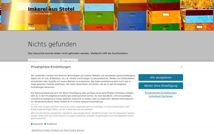 Ekraanipilt saidist imkerei-andexser.de