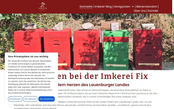 Screenshot of imkerei-fix.de
