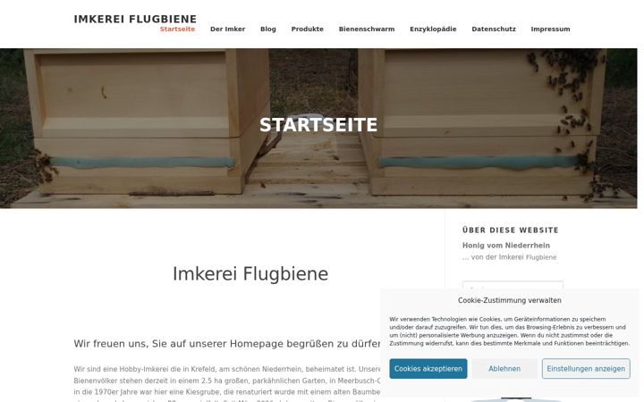 Screenshot of imkerei-flugbiene.de
