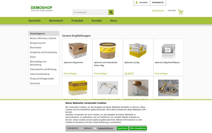 Snímek obrazovky imkereibedarf-paulik.com