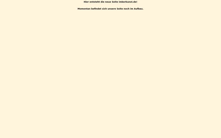Screenshot of imkerkunst.de