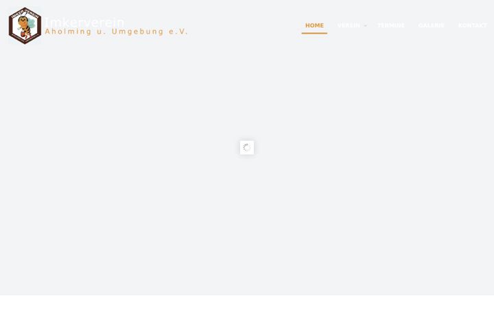 Screenshot of imkerverein-aholming.de