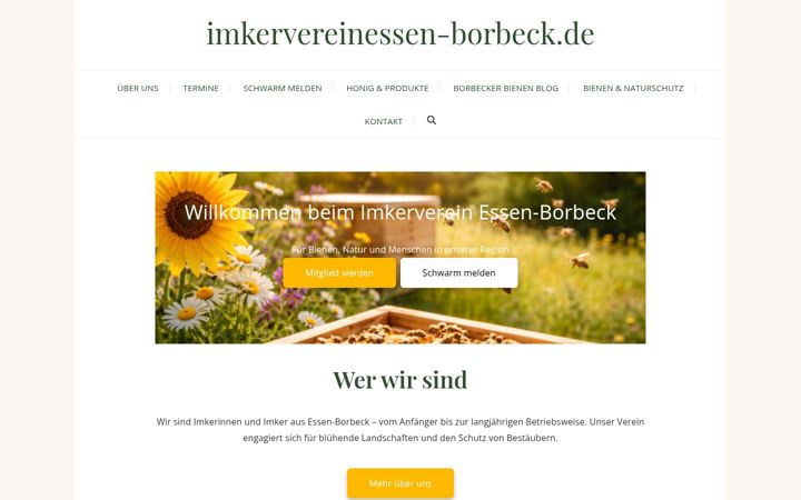Screenshot of imkervereinessen-borbeck.de